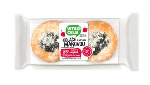 Koláče bezlepkové s náplní makovou 2ks á 50g 