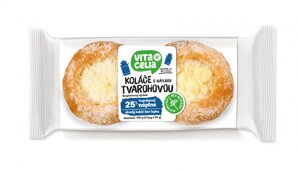 Koláče bezlepkové s náplní tvarohovou 2ks á 50g 