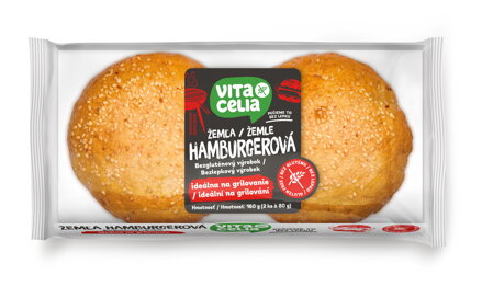 Houska hamburgerová bezlepková 2 ks á 80g