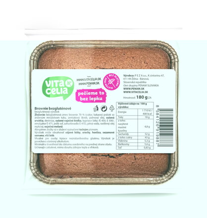 Bezlepkové brownie 180g