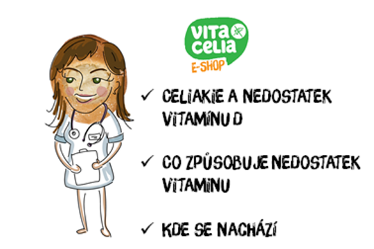 Celiakie a vitamín D